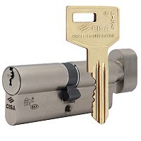 Циліндр CISA C3000 65T (35*30T) нікель матовий